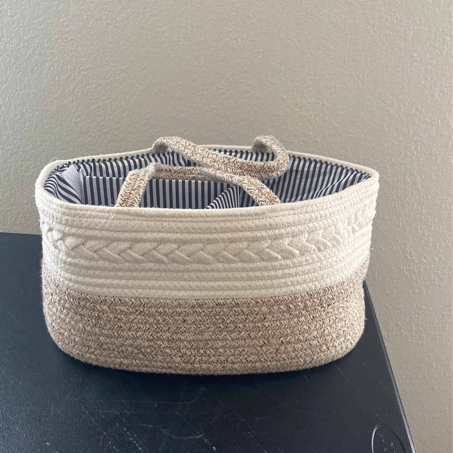 Boho Diaper Caddy - Lightly Used ! 