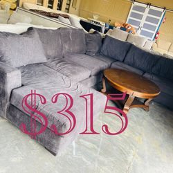 Sectionals -fabric Sofas -sofa + Ottoman 👑
