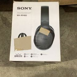 Sony Wireless RF Home Theater TV Headphones with Transmitter - 150-ft Wireless Range, Up to 20 Hours of Play Time (Black) & Zonoz Microfiber Cleaning 