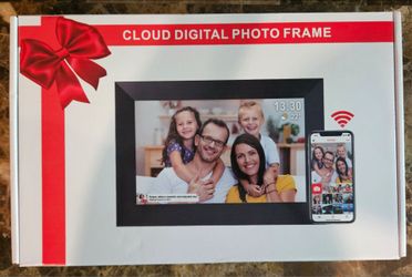 Frameo 10.1" Digital Picture Frame WiFi, Smart Electronic Photo Frame, 32GB