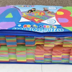 ALPHABET AND NUMBERS FOAM TILE, PLAY MAT