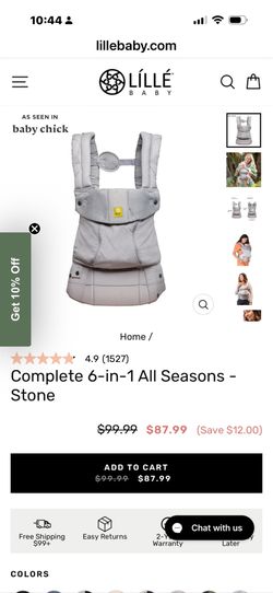 Lille baby complete 6 in 1 all season baby carrier