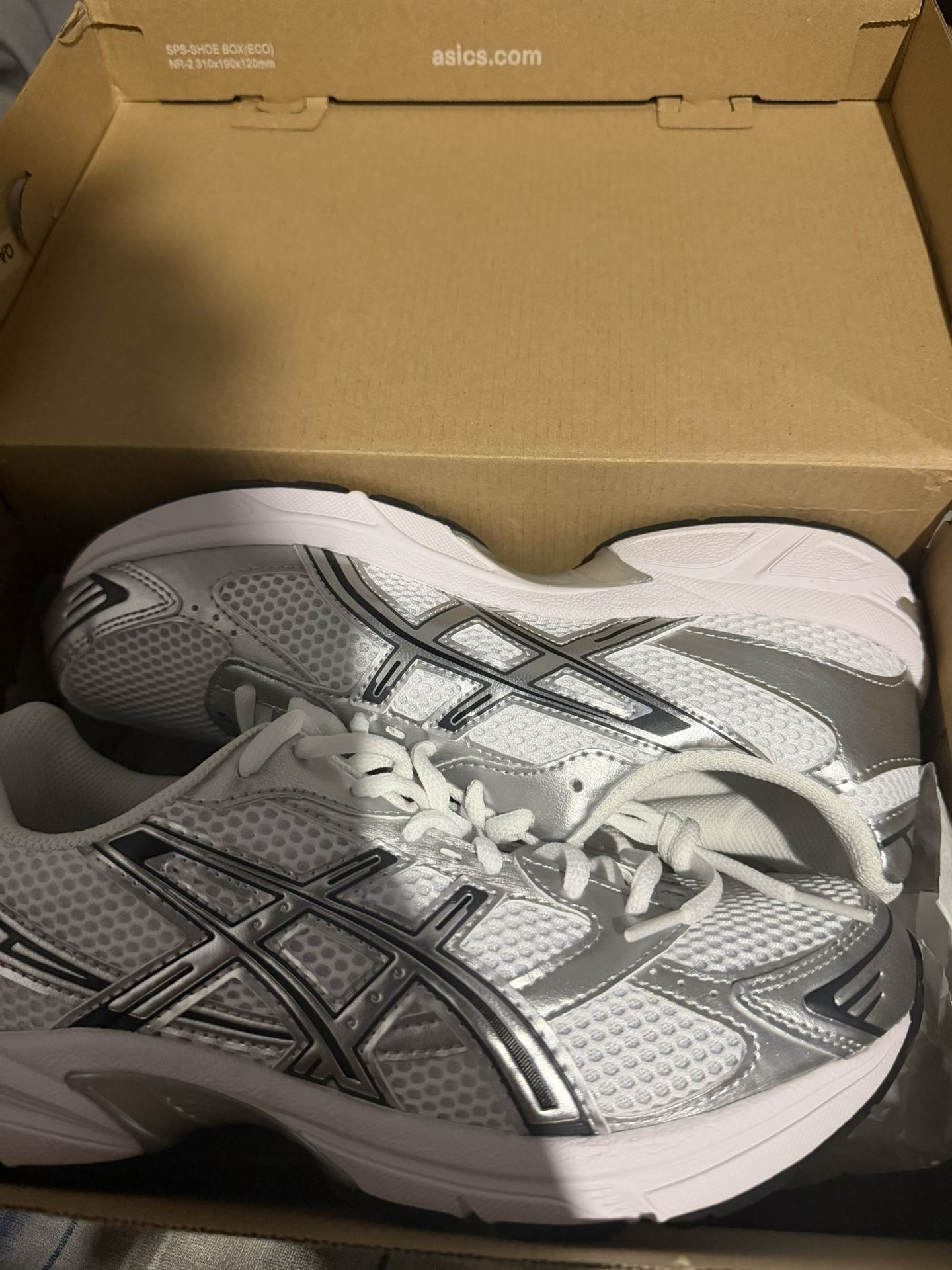 Acics Gel 1130 White Pure Silver 7.5