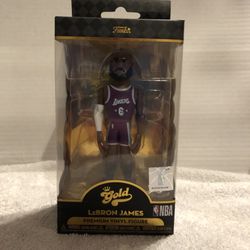 Funko Pop! Gold NBA Lakers Lebron James Figure 
