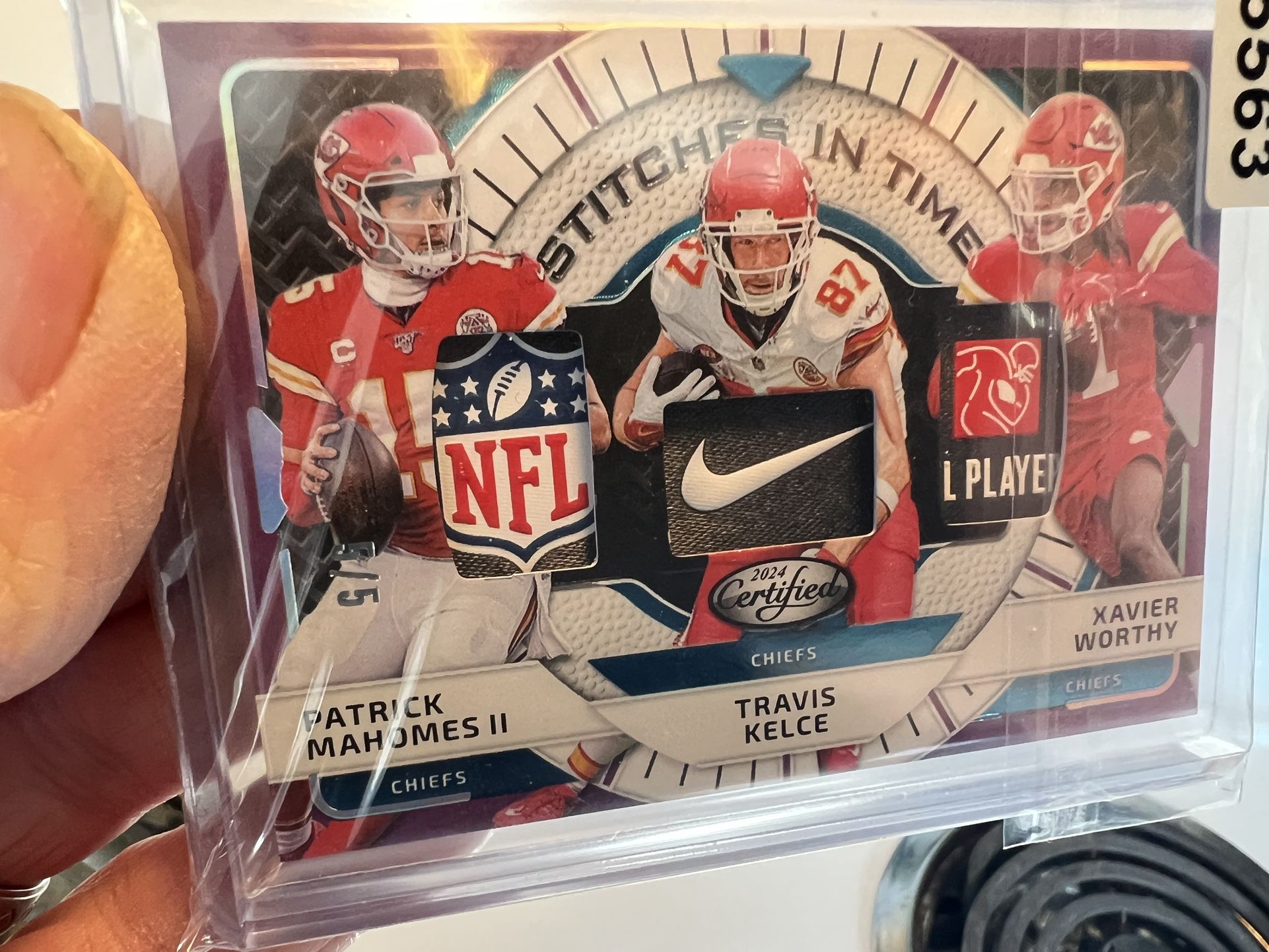 PATRICK MAHOMES, TRAVICE KELCE,XAVIER WORTHY