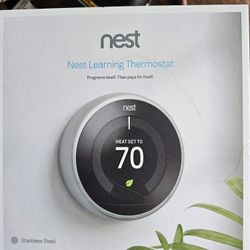 Nest Learning Thermostat - OPEN BOX NEVER USED OR INSTALLED