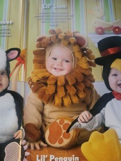 Infant little lion, Halloween costume size 12/18 months.