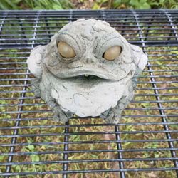 Vintage Toad Garden Decor 