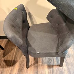Gray chairs