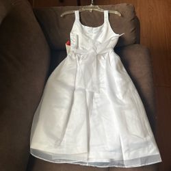 Vestido blanco p/ niña
