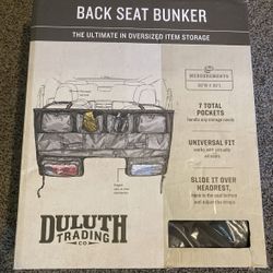 Duluth Trading Co. Backseat Bunker – BRAND NEW- Car Organizee