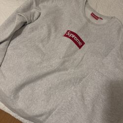 Supreme box logo crewneck FW18