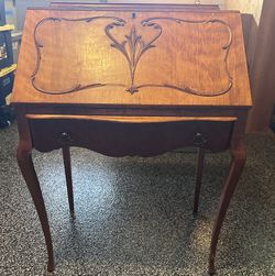 Vintage Drop‑Front Secretary Desk