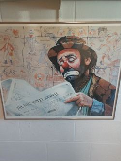 Wall Street Journal "The Tycoon" framed picture