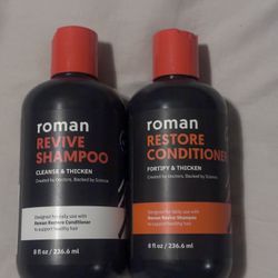 Roman Shampoo And Conditioner For Hair Loss. 
