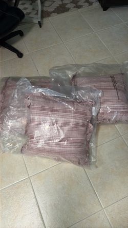 Threshold 24” Striped Decorative Throw Pillows Set of 3