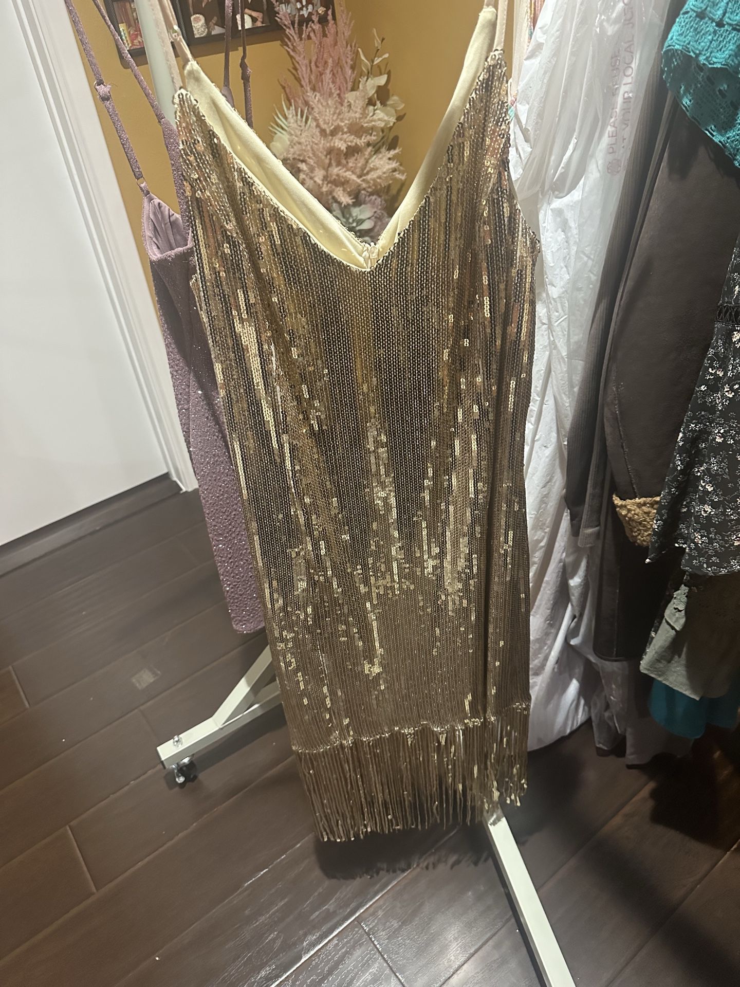 Glitter Gold Dress