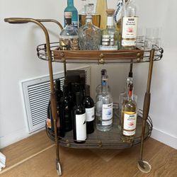 Vintage Bar Cart 