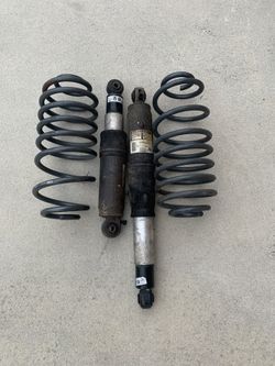 Cadillac Escalade lowering springs and air shocks