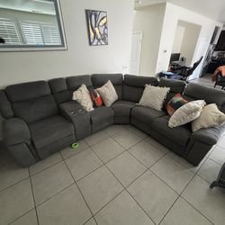 Grey couch