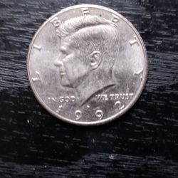 1992p Kennedy 50-cent Piece
