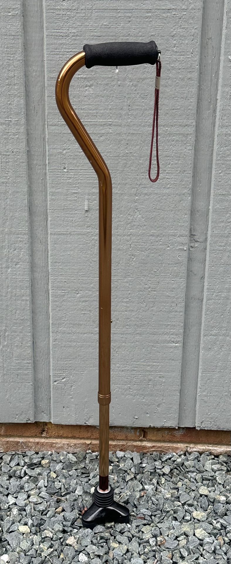 Adjustable Offset Handle Walking Cane