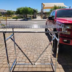 Clothing Rack With Upper Compartment 