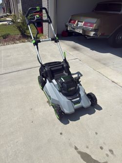 Ego Lawn mower and weed trimmer