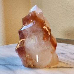 1.9 Lb (841g) Druzy Red Fire Quart Flame 