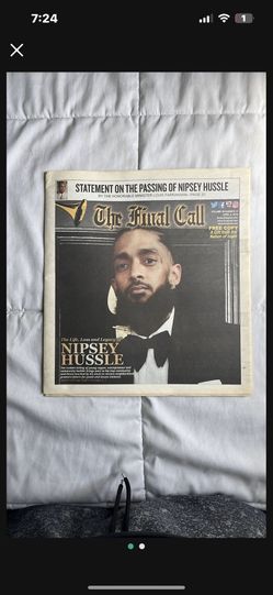 Nipsey Hussle News Paper