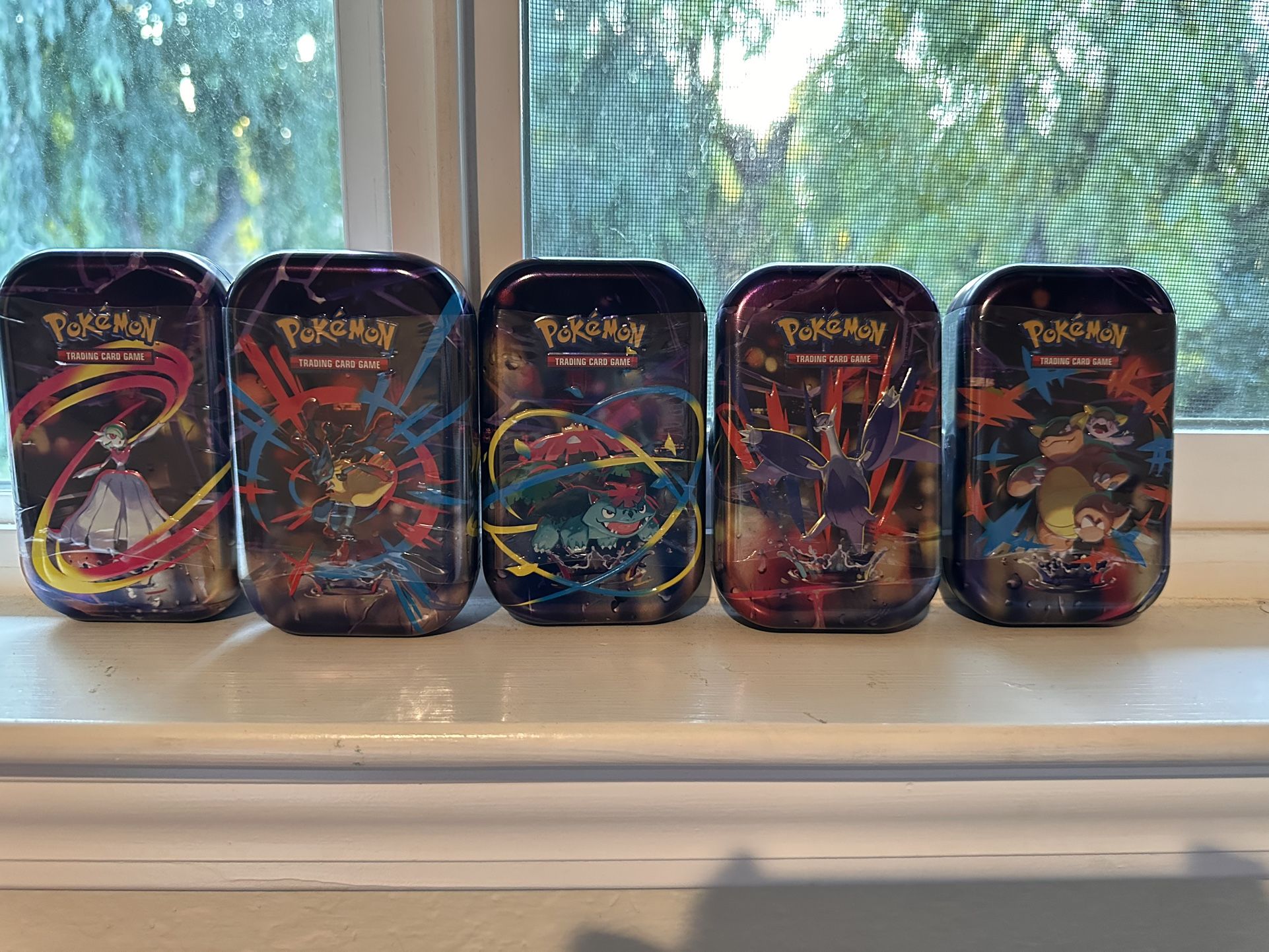 Pokemon Mega Evolution tins x5