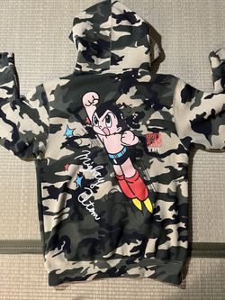 Bait X Astro Boy Mighty Atom Camo Men’s Hoodie Size Small