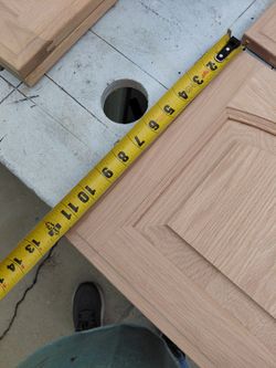 2- cabinet doors.(oak)