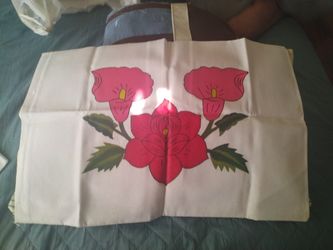 Set Of Painted Pillow Cases $20