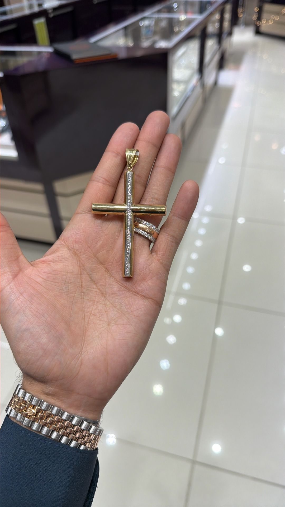 Gold Cross Pendant