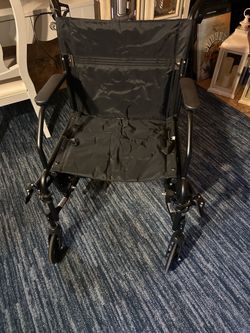 Like new Equate transport wheelchair