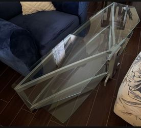 Glass TV Stand
