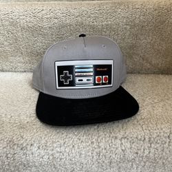 Like new Nintendo Super Mario Retro Controller Gray Snapback Hat