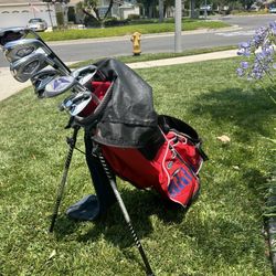 Golf Clubs And Bag