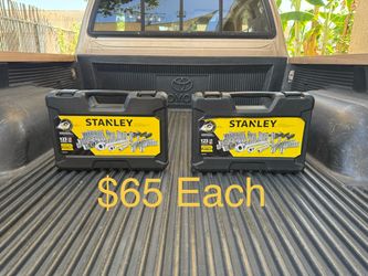 NEW Stanley 3/8 in. & 1/4 in. Drive Socket Set w/Ratchets (123-Piece) *$65 Ea*
