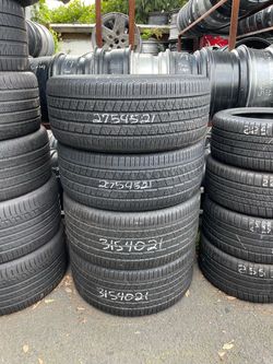 275/45/21 and 315/40/21 continental 275/45R21 315/40R21 staggered set of matching 4 used tires in great condition 450$ for 4 tires plus tax . Mount a