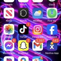 iPhone 15 256 GB metallic blue with TikTok