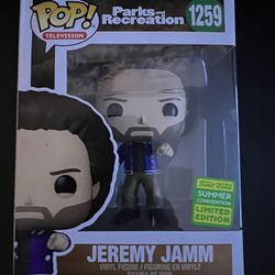 Pop Funko Television Parks And Recreations Jeremy Jamm 1259 Limited Edition Figure