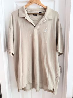 Izod Men's Beige Polo Shirt