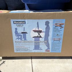 Rocelco 46” Adjustable Desk Riser