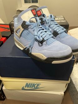 Air Jordan 4 “University Blue”Retro basketball shoes