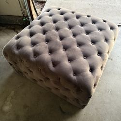 Gray Ottoman 