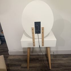 White Vanity w/ Lighting