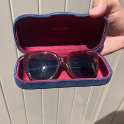 Brown Gucci Sunglasses 