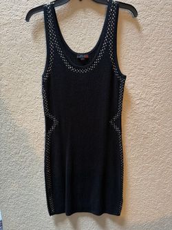 Guess Black Knit Dress Large
